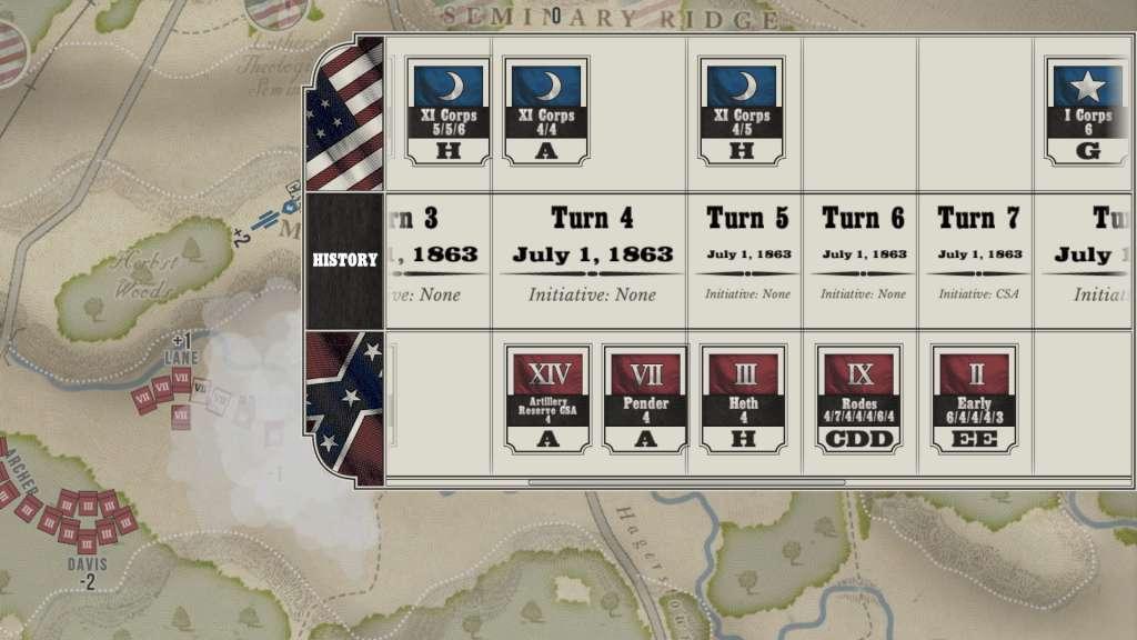 Gettysburg: The Tide Turns Steam CD Key 10.17 $